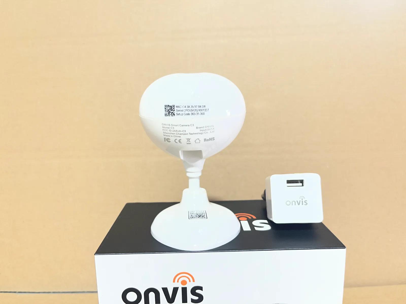 מצלמת אבטחה חכמה Onvis C3 תואמת Apple HomeKit
